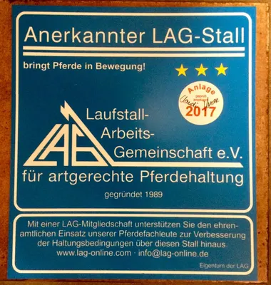 Pferdebetrieb Falkenhof - Offenstall Weilburg - LAG 7 x Gold